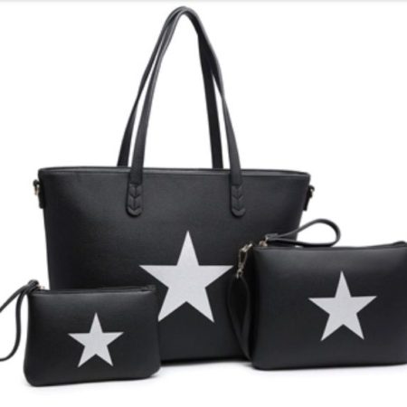 set of 3 - single star bag