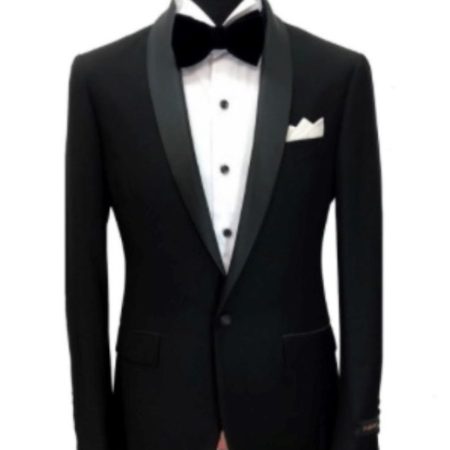 Black Slim Fit Dinner Suit