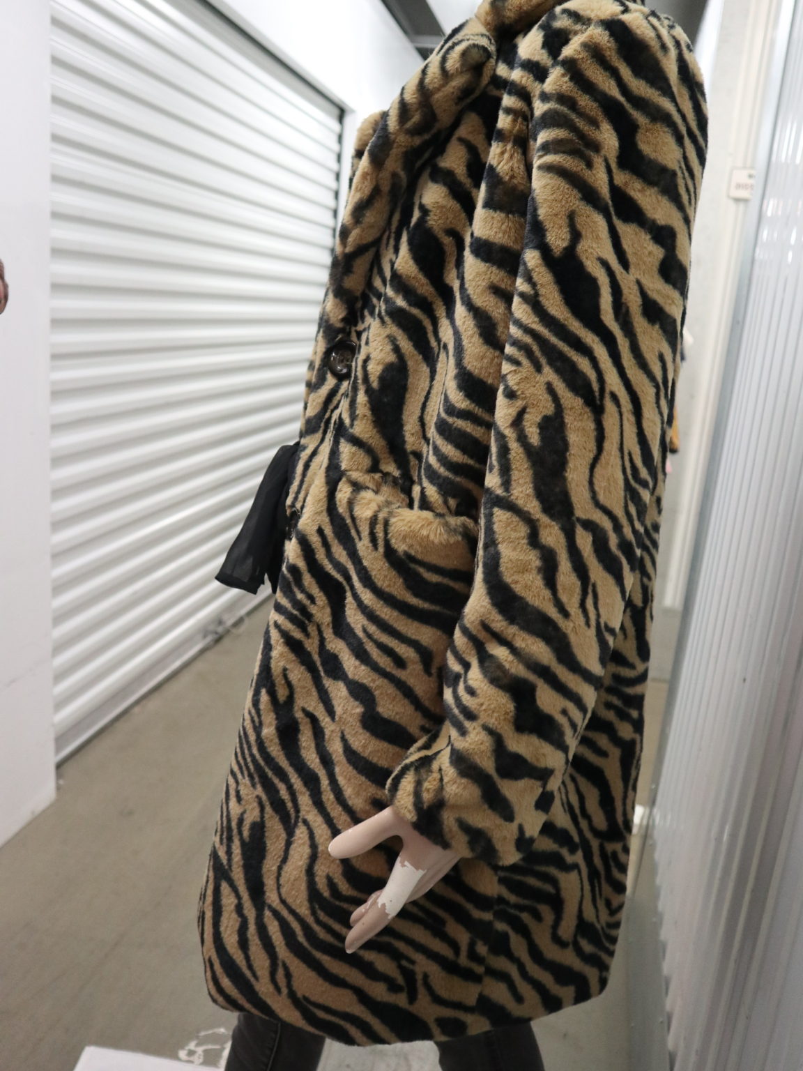 Leopard fur coat