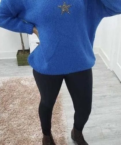 star Vneck jumper